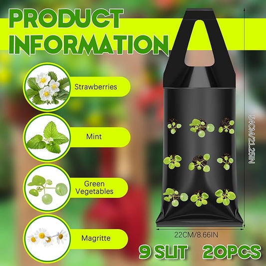 10 Pcs Hanging Flower Pot Bag