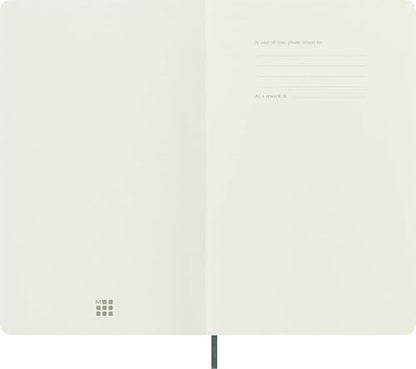 Moleskine Limited Edition Notebook Vegea, Large, Ruled, Green Boa, Soft Cover (5 x 8.25)