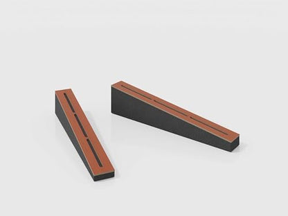 8 PACK — Acoustic Soundproofing Diffusion Panel | Acoustic Treatment for Recording Studio Home Office Podcast Living Room | Absorption - Reflection | Color Plates: [ FUTURA, Cherry ]