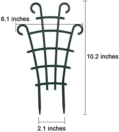 Trellis for Potted Plants, Stackable Small Indoor Plant Trellis for Climbing