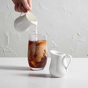 Gurygo 2 Pack 16 Oz Classic White Creamer