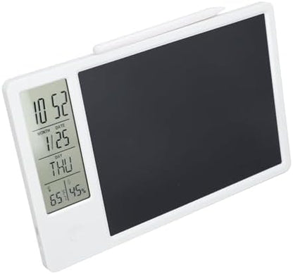 Asixxsix LCD Writing Tablet, 10 Inch Erasable Multi Functional Electronic Writing Pad with Digital Notebook Calendar Included, Pen for Office Kids Adults (White)