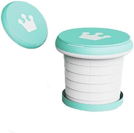 SunnySmile Travel Potty for Toddler, Portable and Foldable Toilet, Apply to Seat Emergency Toilet for Car, Camping, Outdoor, Indoor (green, large)