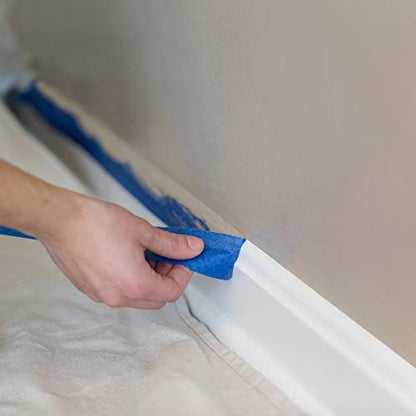 Duck Clean Release Blue Painters Tape, Masking Tape for Paint Projects, 1.5 in (1.41 in x 60 yd), 240460, 4 Rolls (Pack of 8)