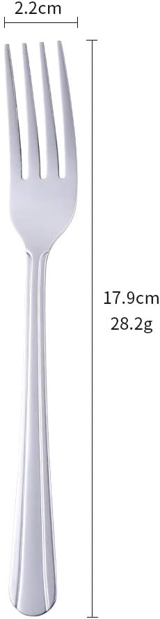 12 Pieces Dinner Fork, Stainless Steel Silverware Forks, 7.1 Inches Metal Fork