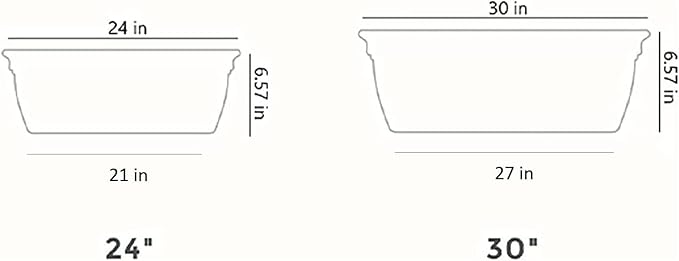 The HC Companies 30 Inch Eclipse Window Planter Box
