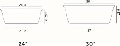 The HC Companies 30 Inch Eclipse Window Planter Box