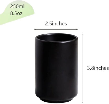 Japanese Ceramic Tea Cups, Handleless Ceramic Mugs, Simple Coffee Mugs