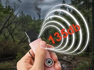 Emergency Survival Safety Whistle，Whistle for Kids with Lanyard,Compass,Thermometer,Ideal for Kayaking, Boating, Hiking, Camping, Climbing
