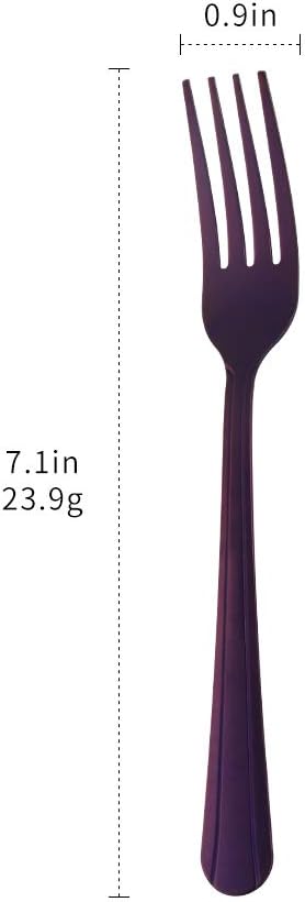 12 Pieces Dinner Fork, Stainless Steel Silverware Forks, 7.1 Inches Metal Fork