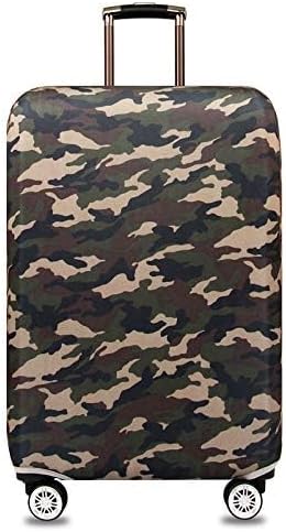 MosaiRudo Thicker Luggage Cover Elastic Suitcase Cover Protector Fits 18-32 Inch Suitcase Travel Accessories (Camouflage-B, L)