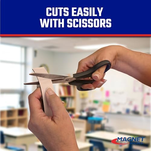Master Magnetics ZG10A-Ax50BX Flexible Magnet Strip with Adhesive Back, 1/16" Thick, 1/2" Wide, 50' (1 Roll)