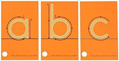 Didax Educational Resources Tactile Cards, Pack of 28 & Educational Resources Tactile Uppercase Sandpaper Letters, Upper case & Sandpaper Numerals