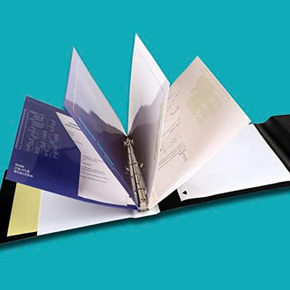 Mead Trapper Keeper Binder, Retro Design, 1 Inch Binder with Folders and Pockets, Holds 8-1/2" x 11" Paper, Paint Splatter (260038FO-ECM) (Pack of 6)