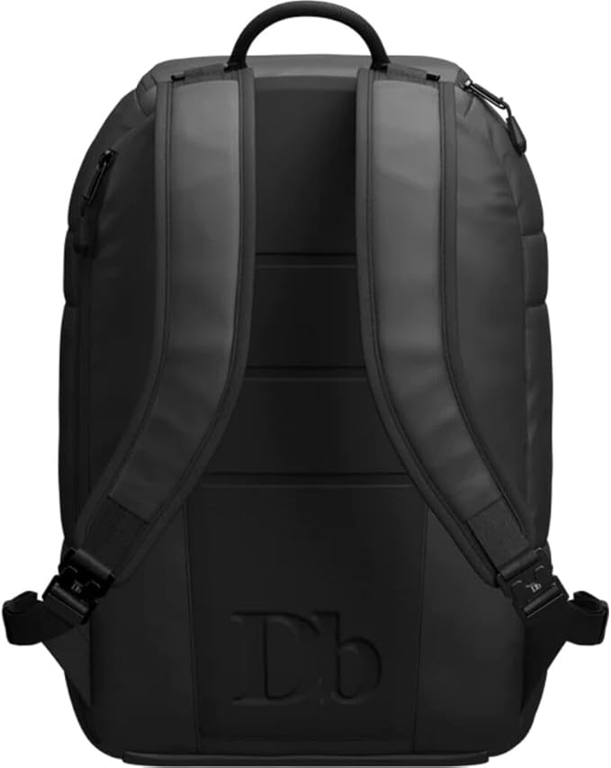 Db Journey Ramverk Backpack - Durable Travel Backpack with Laptop Compartment & Pockets for Work, Luggage Backpack with Roller Bag Hook Up System, 21L - Black Out