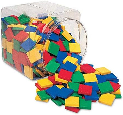 Learning Resources Square Color Tiles, Set of 400