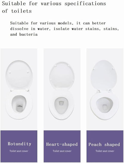 Toilet Seat Cover Paper Flushable (40 Pcs) ，Thickening, Enlarging- Flushable - 22x16.54" (Half-Fold)