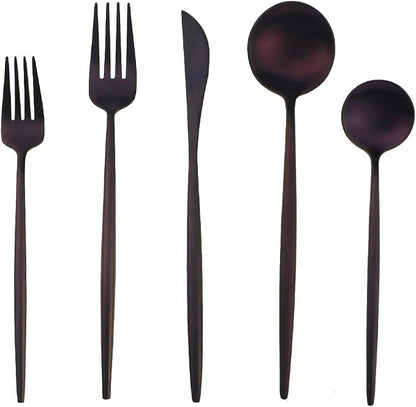 20-Piece 18/10 Stainless Steel Flatware Silverware, Luxury Dinnerware Set