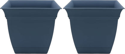 The HC Companies 6 Inch Eclipse Square Planter
