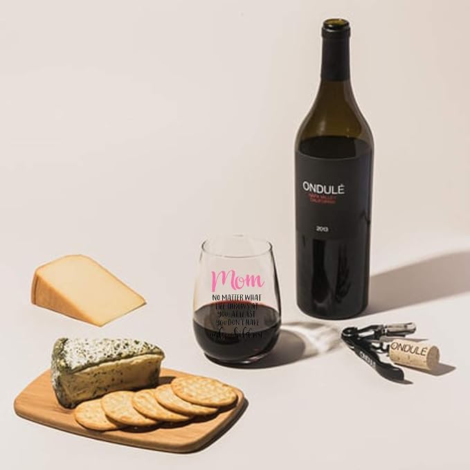 Perfectinsoy Funny Mom Wine Glass