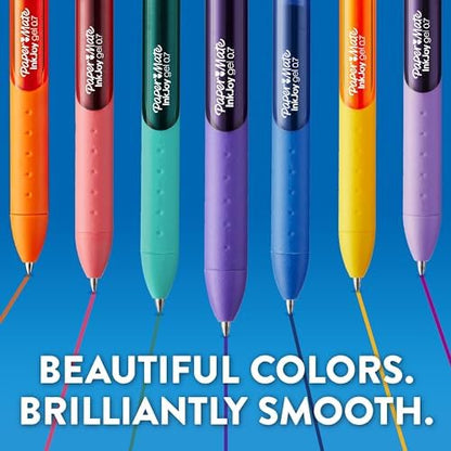 Paper Mate InkJoy Gel Pens, Medium Point (0.7mm), 20 Count - Back to School Supplies, Teacher Essentials, Journaling, Writing, Note-Taking