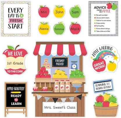 CTP Apple Time Bulletin Board Set - Classroom, Homeschool (#10993 Creative Teaching Press)
