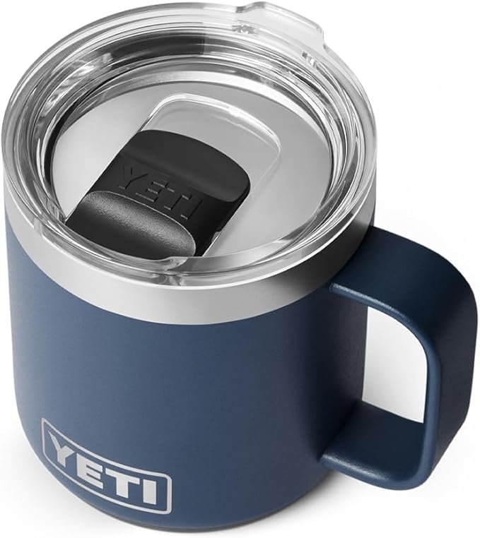 YETI Rambler 10 oz Ceramic Lined Stackable Mug, Vacuum Insulated, Stainless