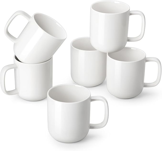 vancasso Porcelain Coffee Mugs Set, 12 oz Ceramic Coffee Cups