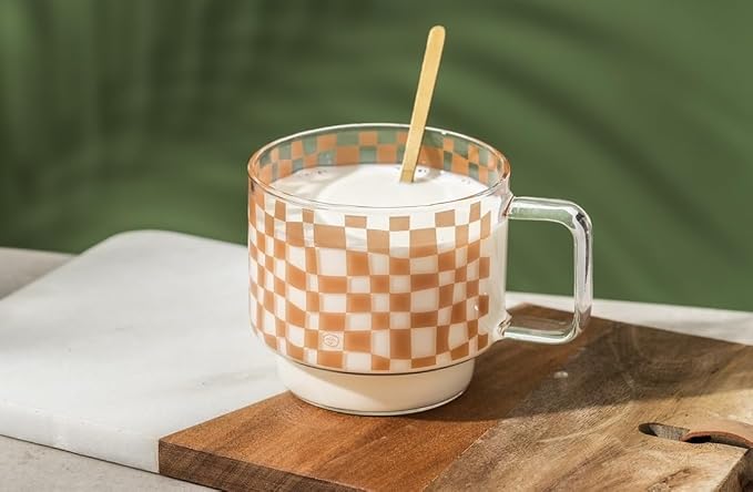 Glass Mug, Coffee Cup, Suitable