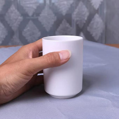 Japanese Style Ceramic Tea Cup, Handleless Ceramic Mug, Matte Glazed Couple Cup