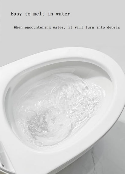 Toilet Seat Cover Paper Flushable (40 Pcs) ，Thickening, Enlarging- Flushable - 22x16.54" (Half-Fold)
