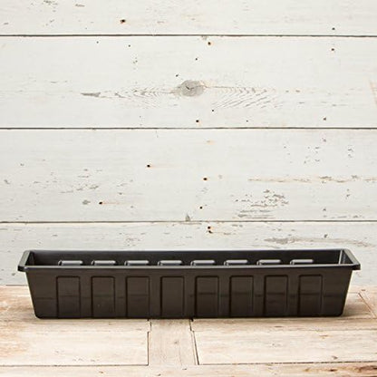 Root & Vessel Poly-Pro Plastic Flower Box Planter