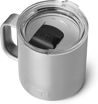 YETI Rambler 10 oz Ceramic Lined Stackable Mug, Vacuum Insulated, Stainless