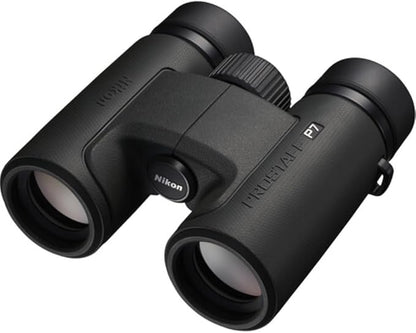 Nikon PROSTAFF P7 10x30 Binoculars Bundled with Harness Strap + Deluxe Cleaning Kit + Smartphone to Binocular Adapter + Microfiber Cleaning Cloth (5 Items)