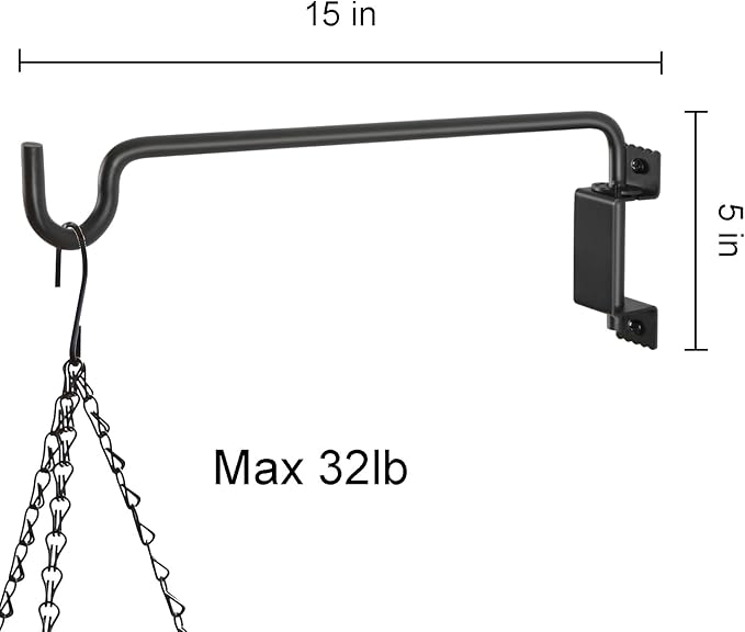 15" 360° Swivel Plant Hanger