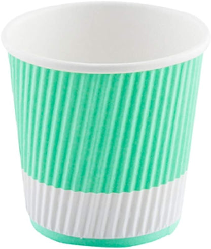 Restaurantware 8 Ounce Double Wall Disposable Coffee Cups, 500 Insulated Light