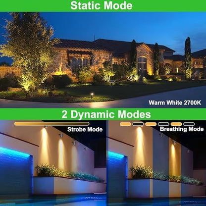CLY 4-in-1 Solar Spot Lights Outdoor