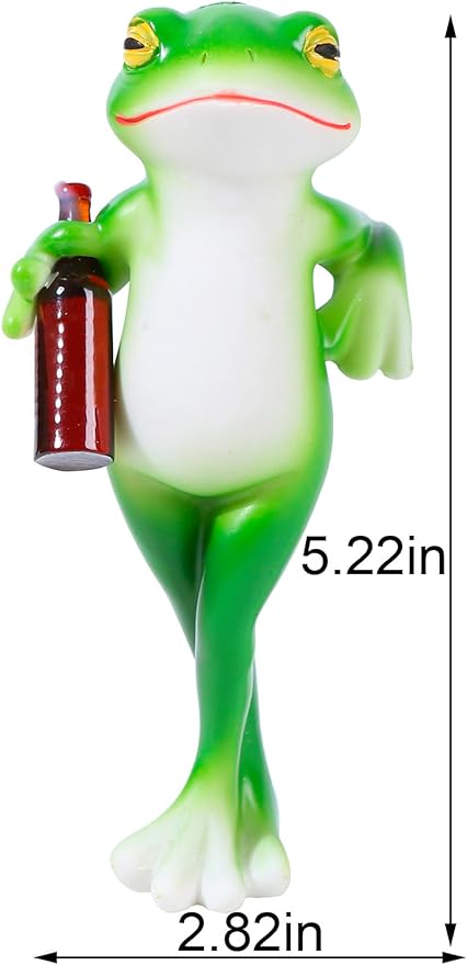 Miniature Frog Figurines Plant Decorations