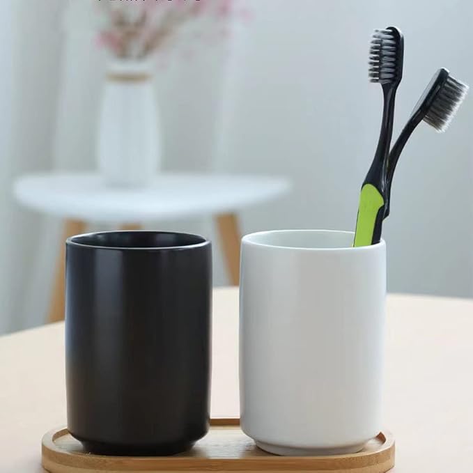 Japanese Style Ceramic Tea Cup, Handleless Ceramic Mug, Matte Glazed Couple Cup