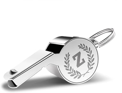 Letters Coach Gifts, Whistle for Coaches, Whistle Emergency, Thank You Coach Gifts, Coaches Whistle with Lanyard Cheer Coach Gift for Men Women Teachers Referees School Sports Coach Outdoor, Letter Z
