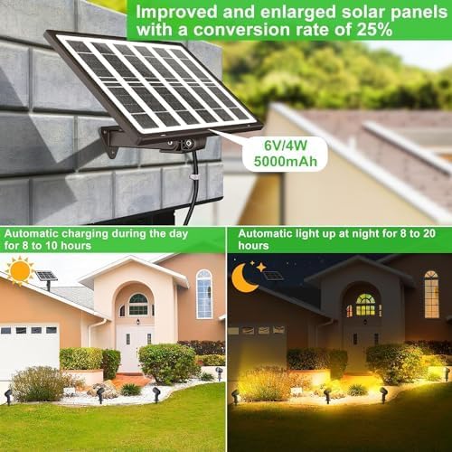 CLY 4-in-1 Solar Spot Lights Outdoor