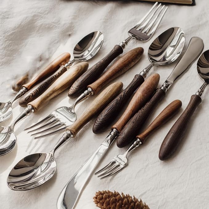 40 Piece Silverware Set Service