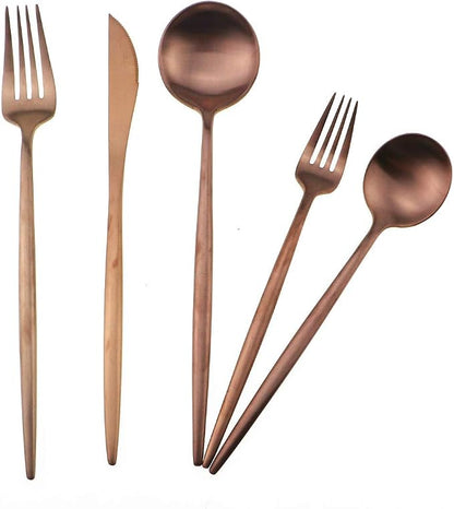 20-Piece 18/10 Stainless Steel Flatware Silverware, Luxury Dinnerware Set
