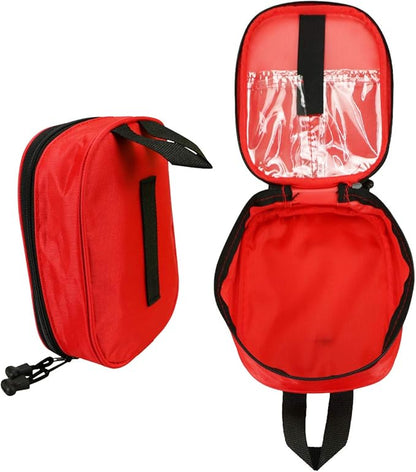 AOUTACC Nylon First Aid Kit Empty, Travel Empty First Aid Kit Pouch Bag for Emergency at Home, Office, Car, Outdoors, Boat, Camping, Hiking(Bag Only)