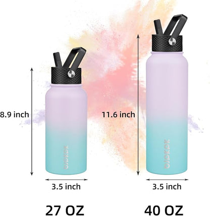 BJPKPK 40oz Insulated Water Bottle
