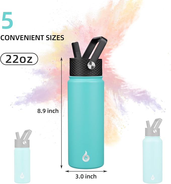 BJPKPK 22oz Insulated Water Bottle