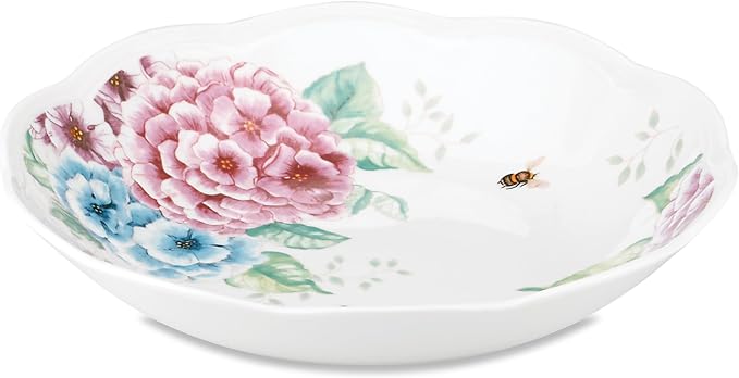 Lenox Butterfly Meadow Hydrangea Pasta Bowl, 1.60 LB