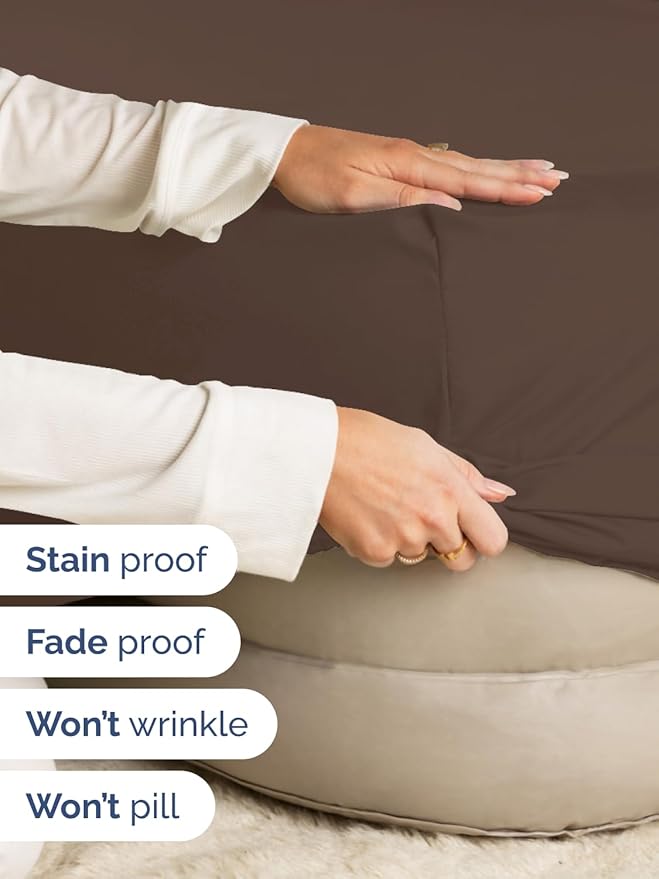 Extra Deep Full Fitted Sheet - Hotel Luxury Single Fitted Sheet Only - Easily Fits 18 inch to 24 inch Mattress - Ultra Soft, Wrinkle Free w/Extra Deep Pockets - Easy-Care, Breathable & Comfy - Brown