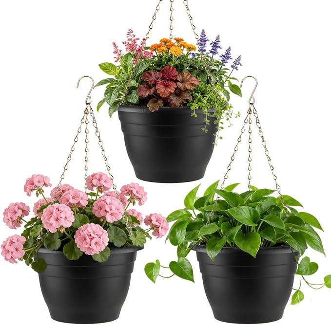 Hanging Planters 11 Inch, Self Watering Hanging Basket