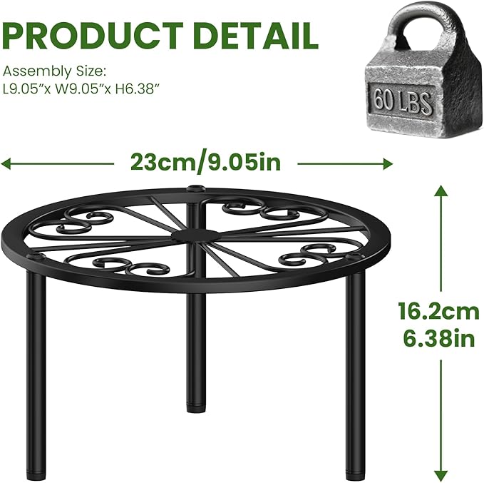 TOSKING Heavy Duty Metal Plant Stand